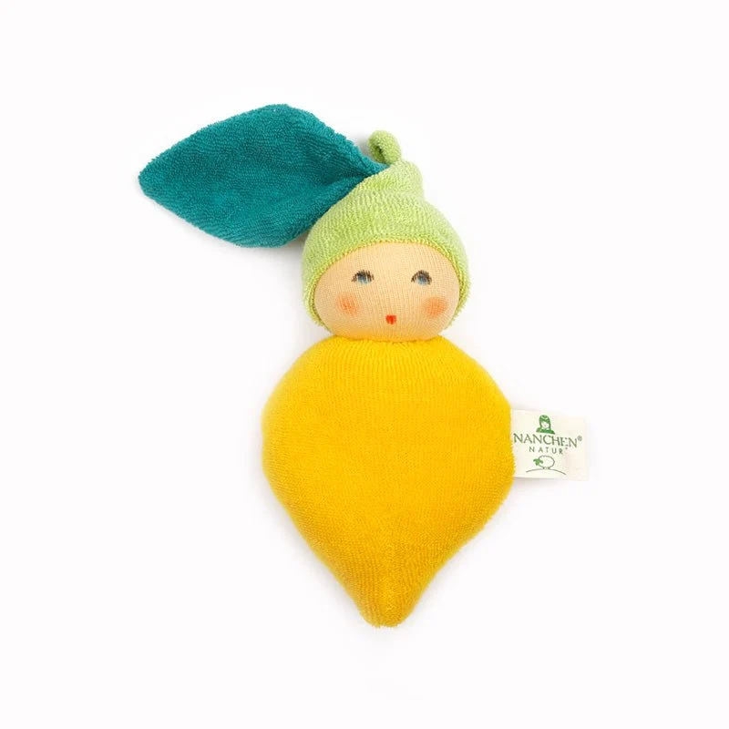 Nanchen 908049 Bio-Frucht Rassel Zitrone