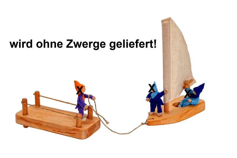 Magic Wood THSD Segelboot und Anleger für Baumhaus