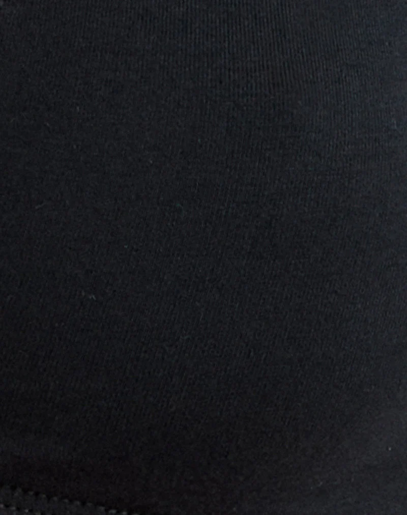 Stapa Bolero-Top in Kurzform, schwarz
