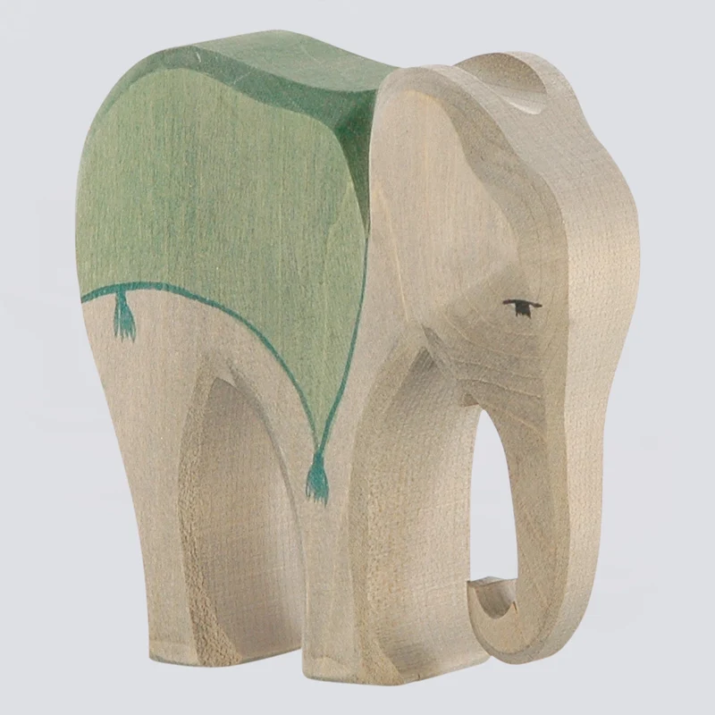 Ostheimer Holzfigur Elefant (Sattel)
