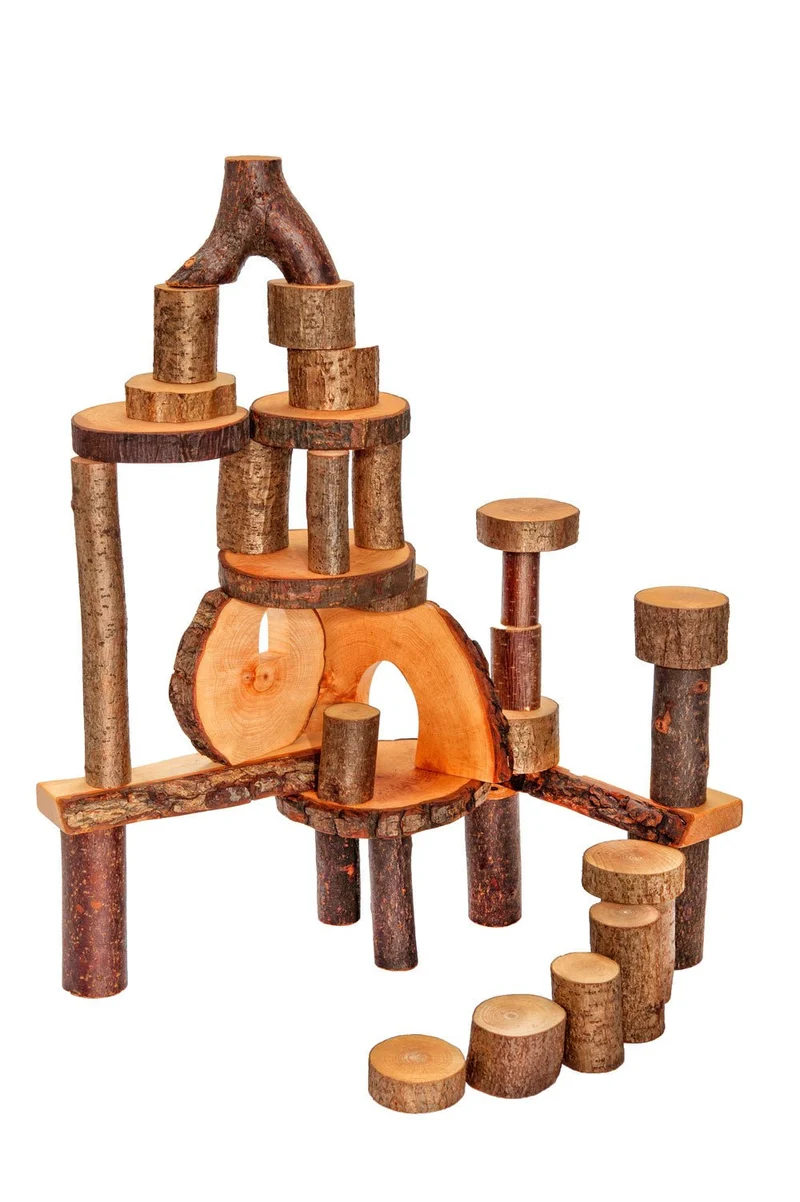 Magic Wood EB36 36 Waldbauklötze im Beutel