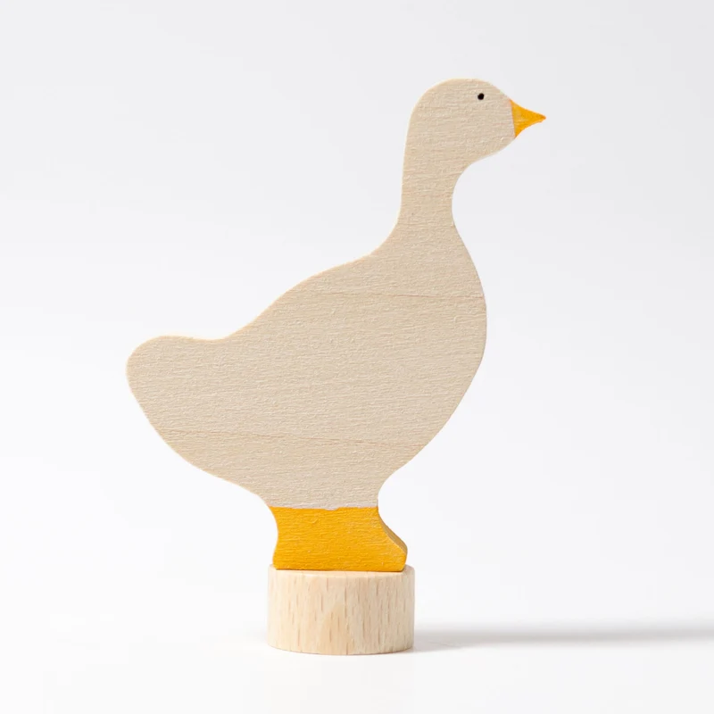 Grimms 03980 Steckfigur Gans Geburtstagsstecker