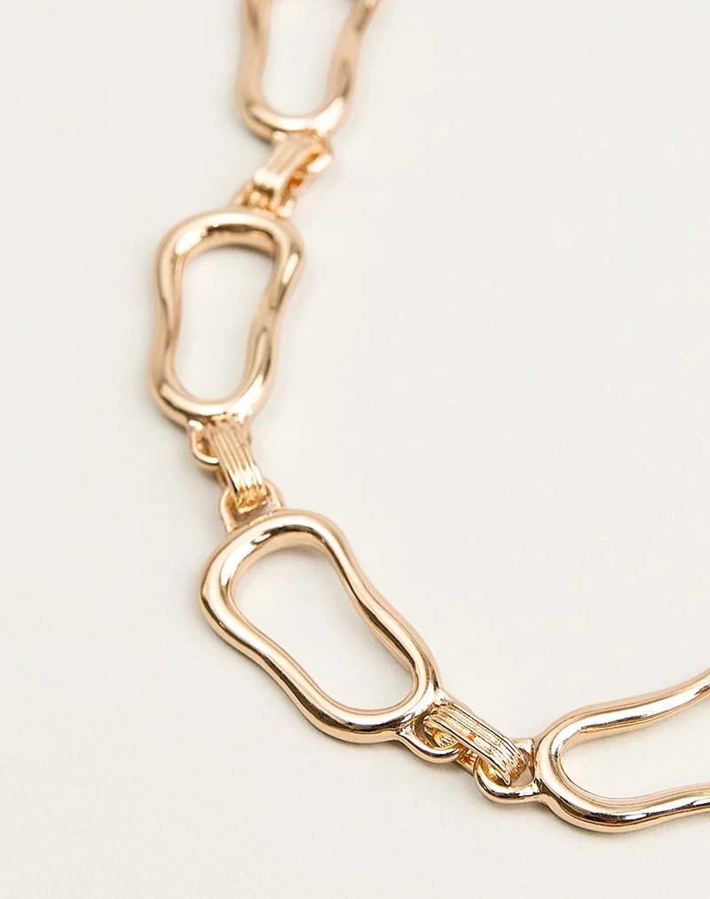 Vergoldetes Armband in Form eines Motivs