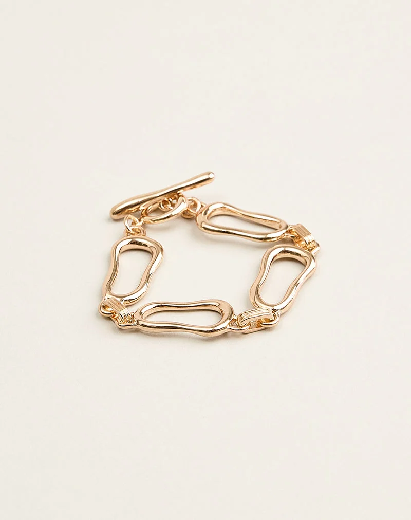 Vergoldetes Armband in Form eines Motivs
