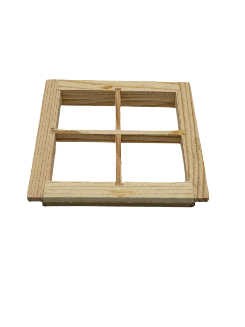 Holzfenster mit Rahmen