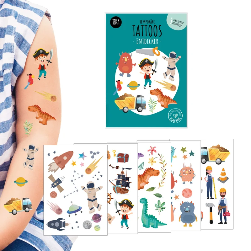 Kindertattoo-Set Entdecker