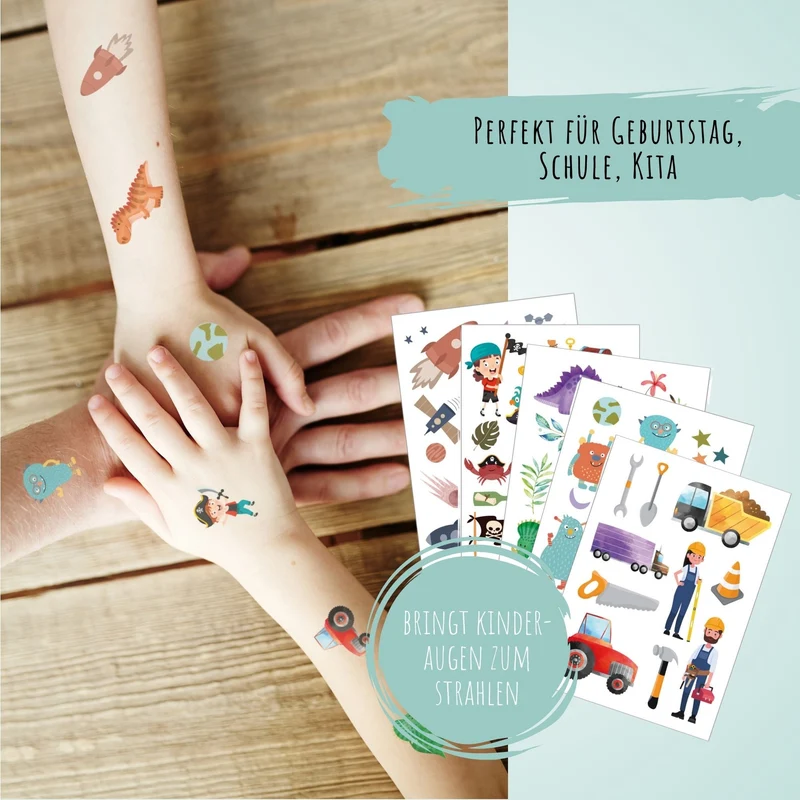 Kindertattoo-Set Entdecker
