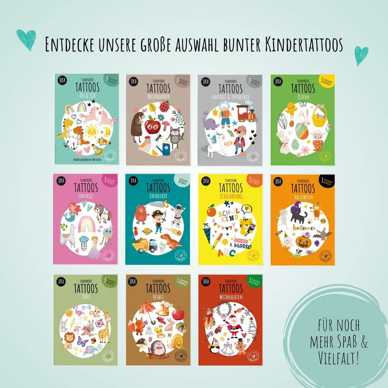 Kindertattoo-Set Entdecker