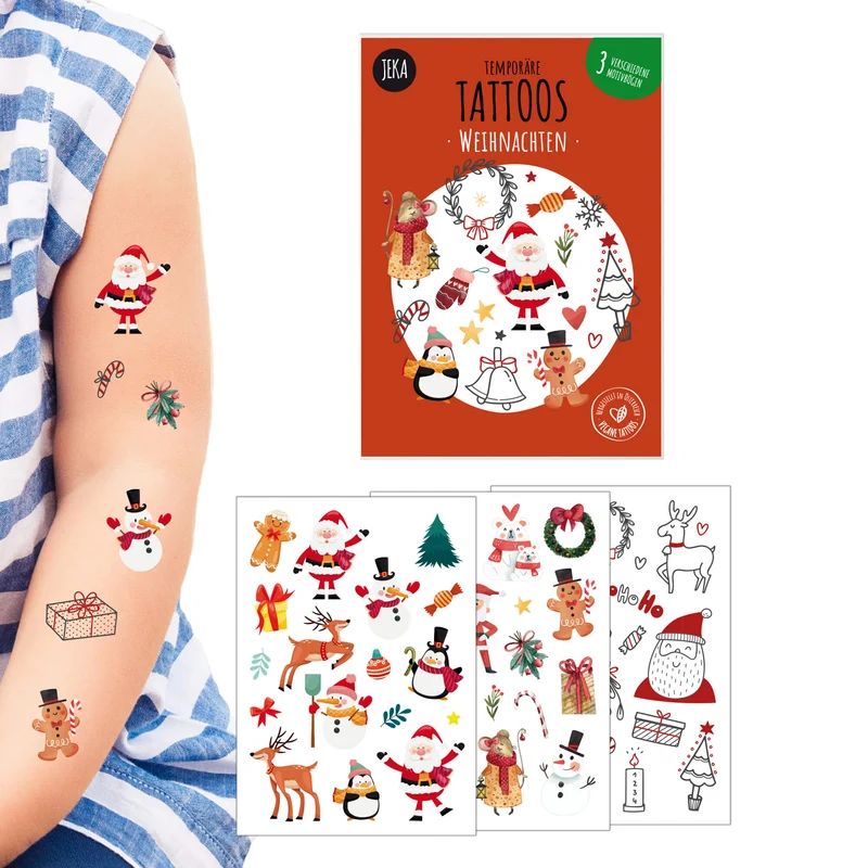 Weihnachten Kindertattoos