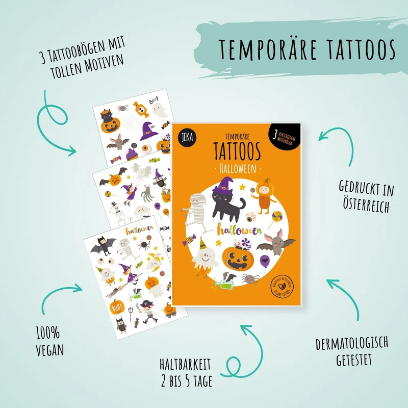 Halloween Kindertattoos
