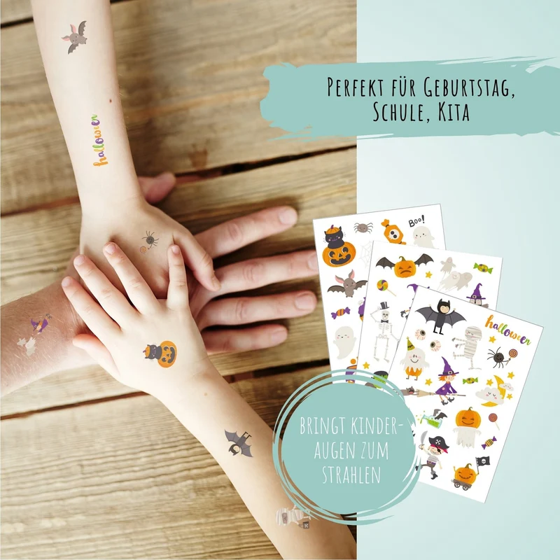 Halloween Kindertattoos