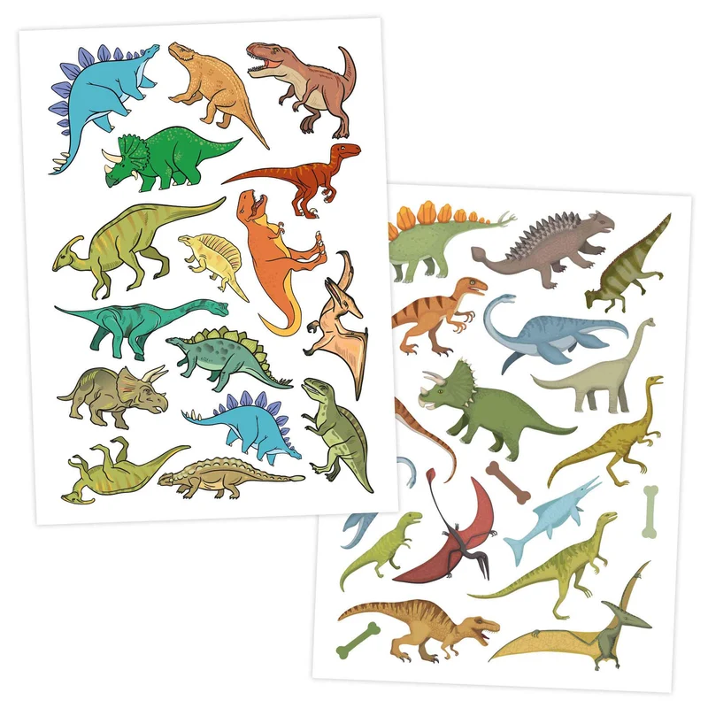 Papierdrachen Kindertattoos Dinos