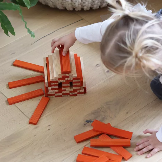 Kapla 40er Quadrat orange