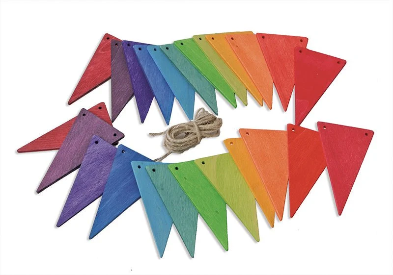 Grimms 70245 Wimpelkette Regenbogen
