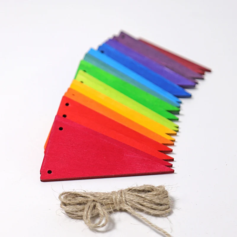 Grimms 70245 Wimpelkette Regenbogen