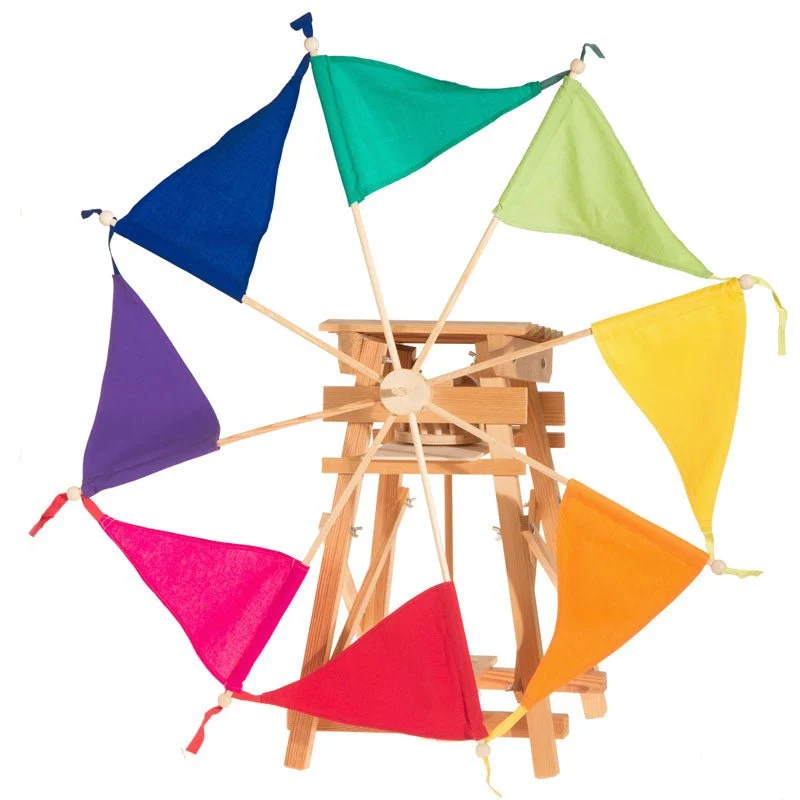 Kraul 2012 Windrad, Segelwindmühle bunt