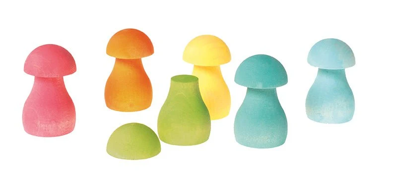Grimms 10586 Regenbogen Pilze Pastell