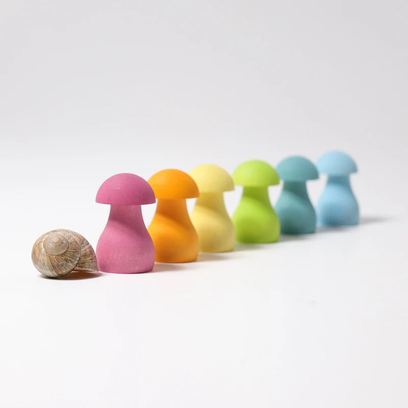 Grimms 10586 Regenbogen Pilze Pastell