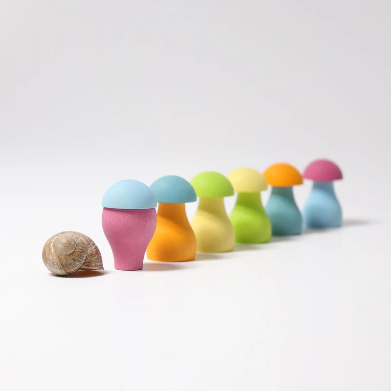 Grimms 10586 Regenbogen Pilze Pastell