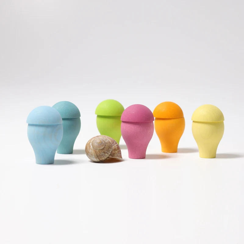 Grimms 10586 Regenbogen Pilze Pastell