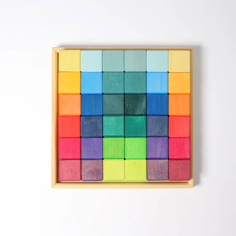 Grimms 43110 Regenbogen Mosaik Würfel