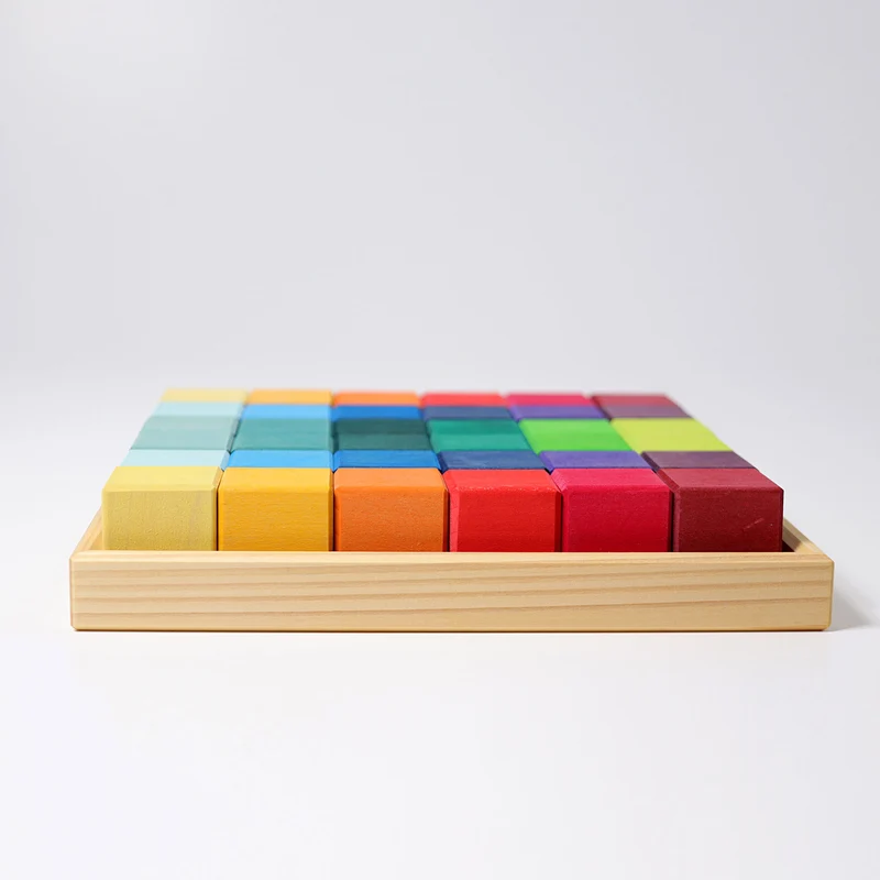 Grimms 43110 Regenbogen Mosaik Würfel