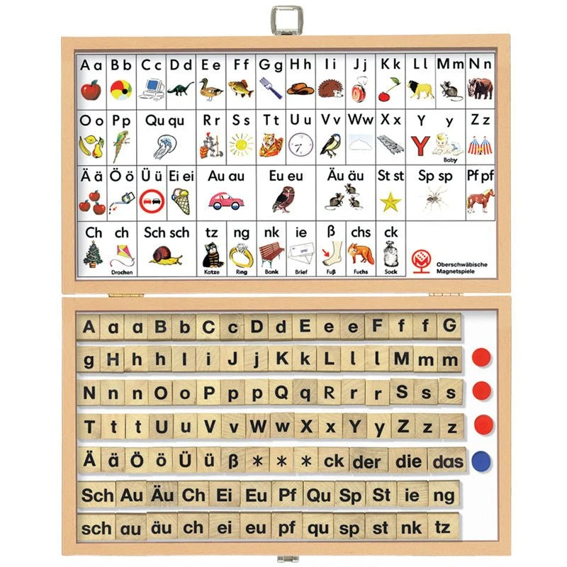 Oberschwäbische Magnetspiele 7319 Buchstabenkasten für Artikel 7320,7321