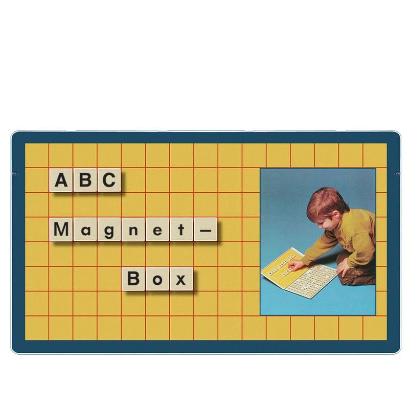 Oberschwäbische Magnetspiele 5027 ABC Magnet-Box