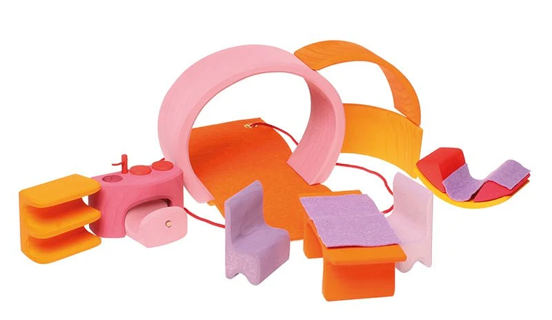 Grimms 10880 Rosa-Orangenes Bauhaus