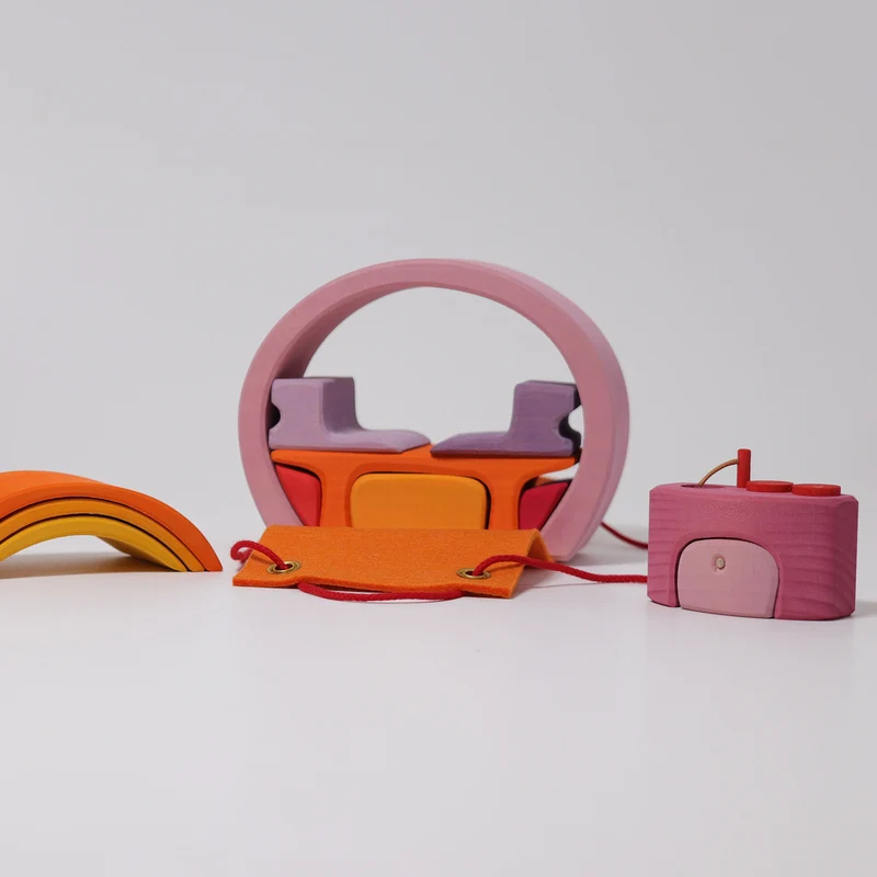 Grimms 10880 Rosa-Orangenes Bauhaus