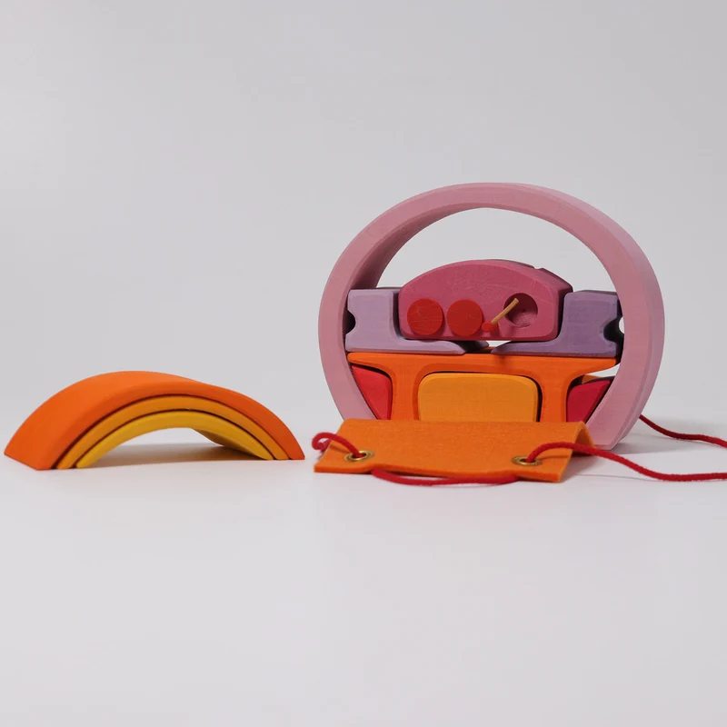 Grimms 10880 Rosa-Orangenes Bauhaus