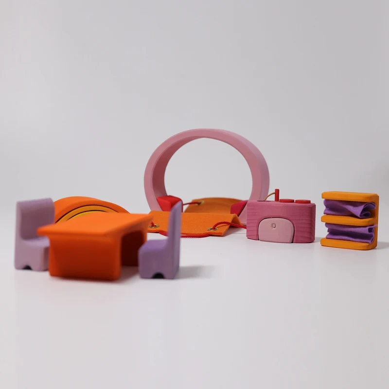 Grimms 10880 Rosa-Orangenes Bauhaus