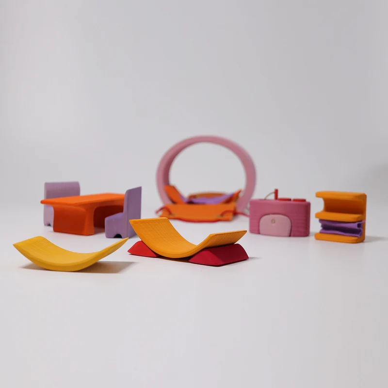 Grimms 10880 Rosa-Orangenes Bauhaus