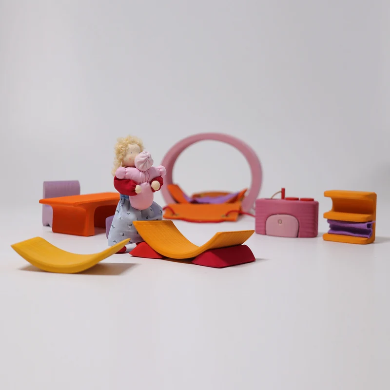 Grimms 10880 Rosa-Orangenes Bauhaus