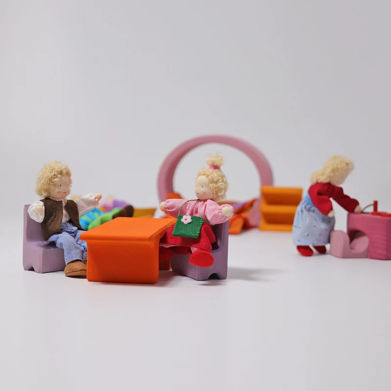 Grimms 10880 Rosa-Orangenes Bauhaus