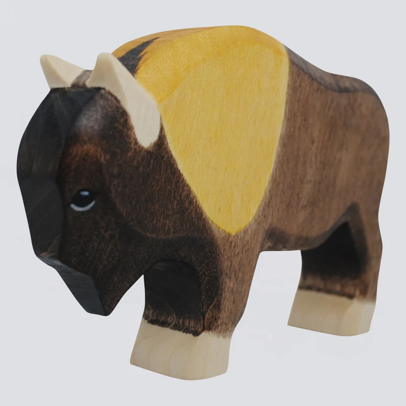 Holzwald Holzfigur Bison