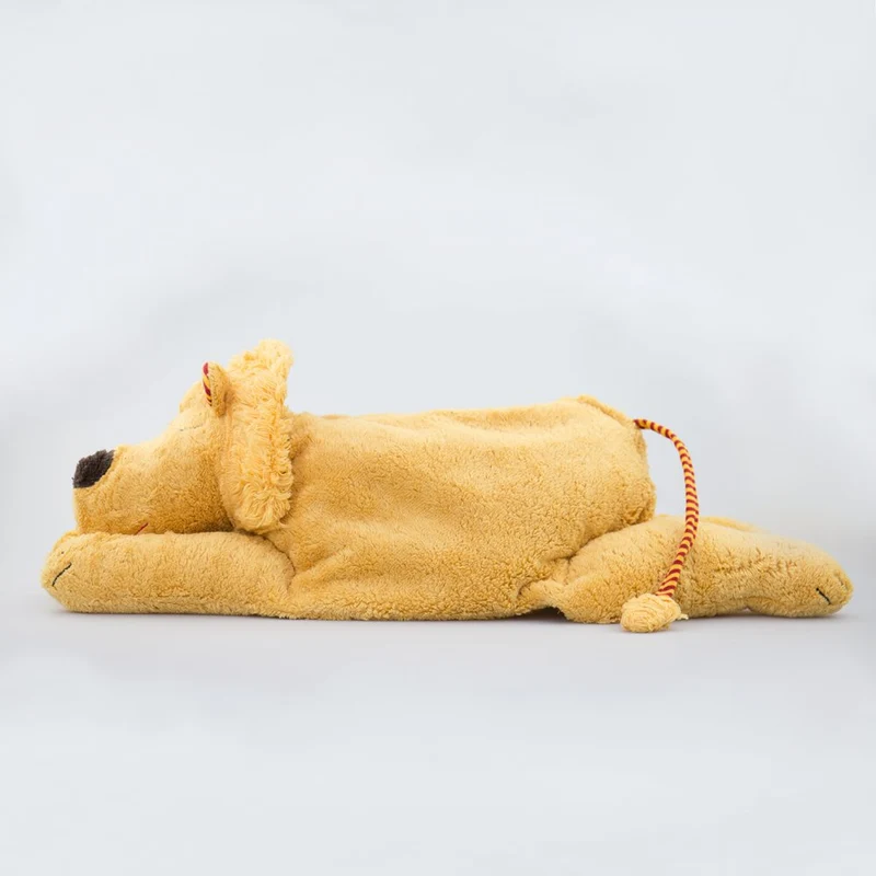 Kuscheltier großer Löwe mit Hirse-Inlett