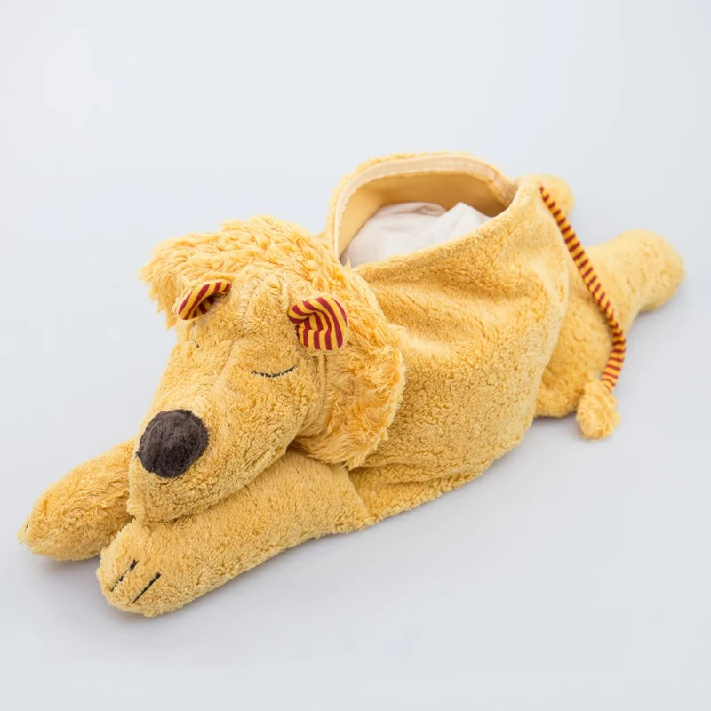 Kuscheltier großer Löwe mit Hirse-Inlett