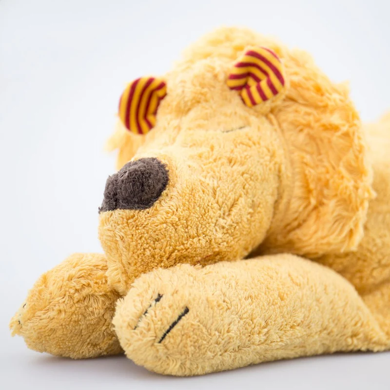 Kuscheltier großer Löwe mit Hirse-Inlett