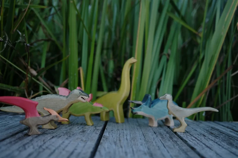Holzwald Holzfigur Triceratops 2