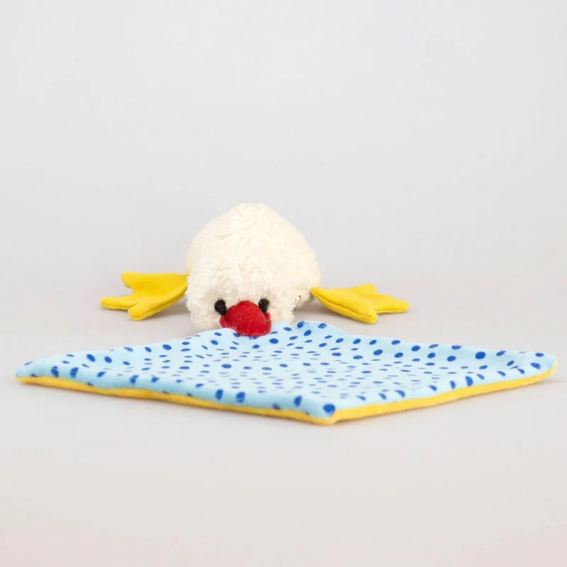 Schnuffeltuch Ente Tapsy - blau