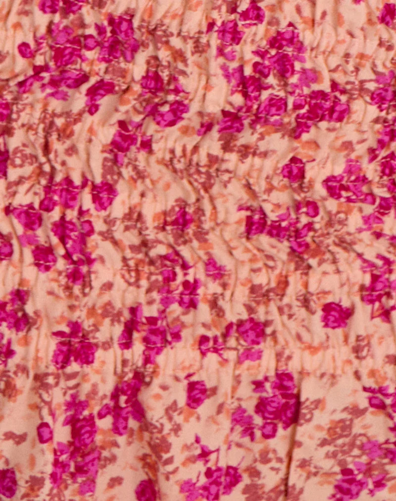 Nalesa-Minirock in „Dark Wild Flower Cantaloupe“