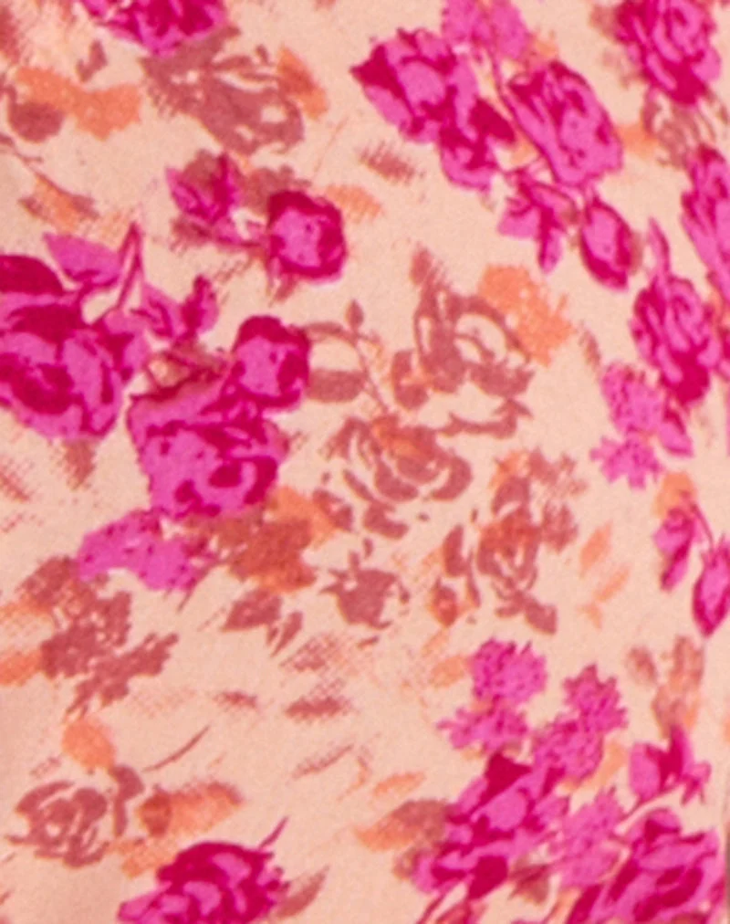Jiha-Oberteil in „Dark Wild Flower Cantaloupe“