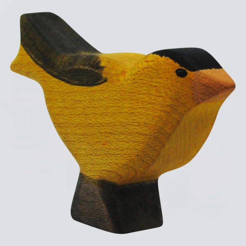 Holzwald Holzfigur Stieglitz