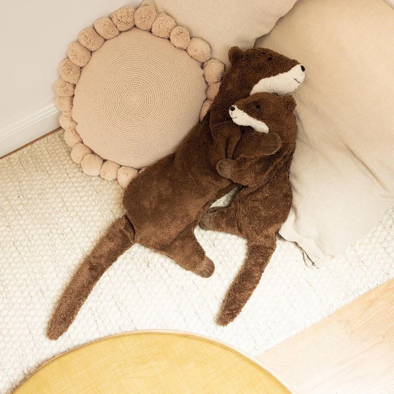 Kuscheltier Otter klein mit Kirschkern-Inlett