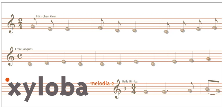 Kugelbahn Xyloba Melodia Folksongs 2 - 98 tlg.