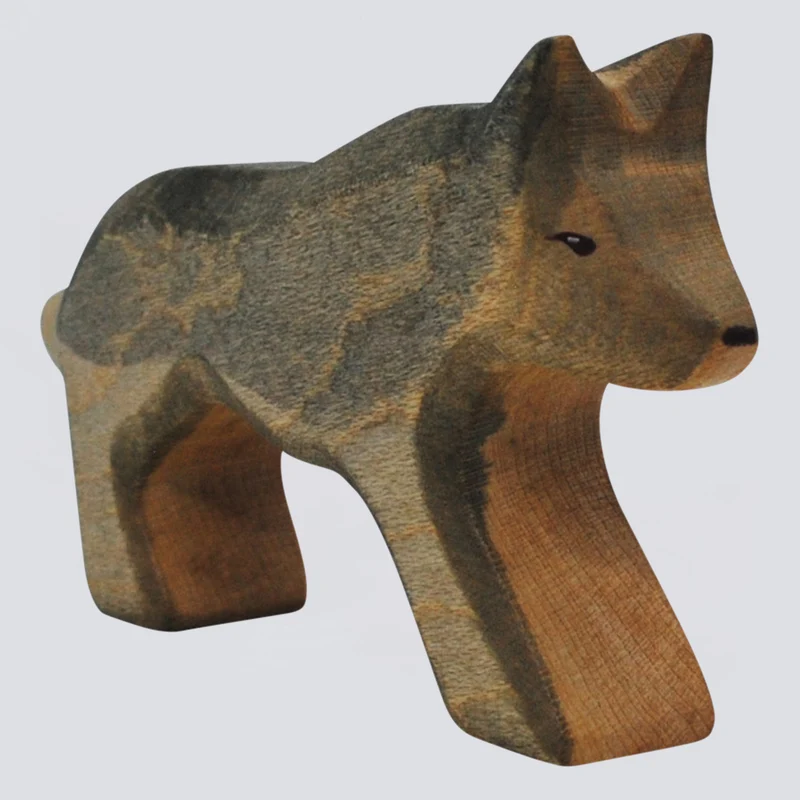 Holzwald Holzfigur Wolf