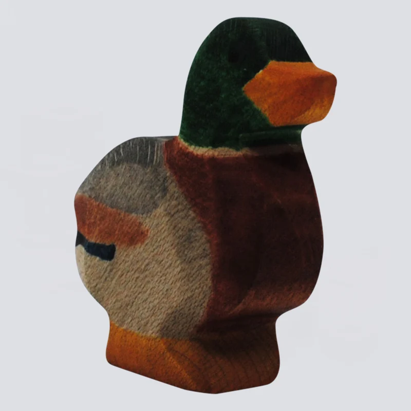 Holzwald Holzfigur Erpel