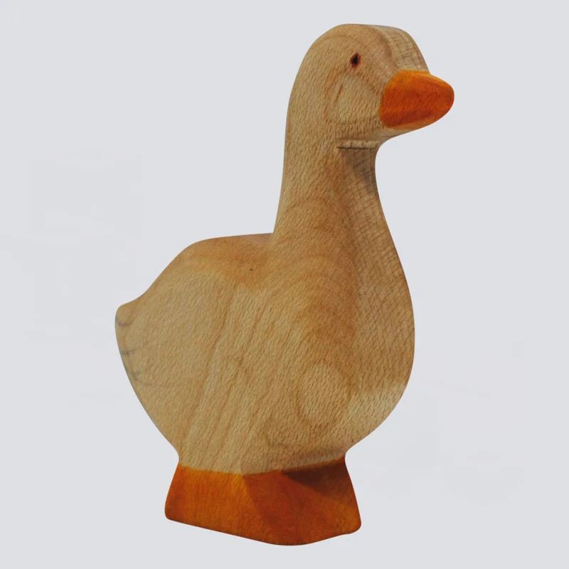Holzwald Holzfigur Gans