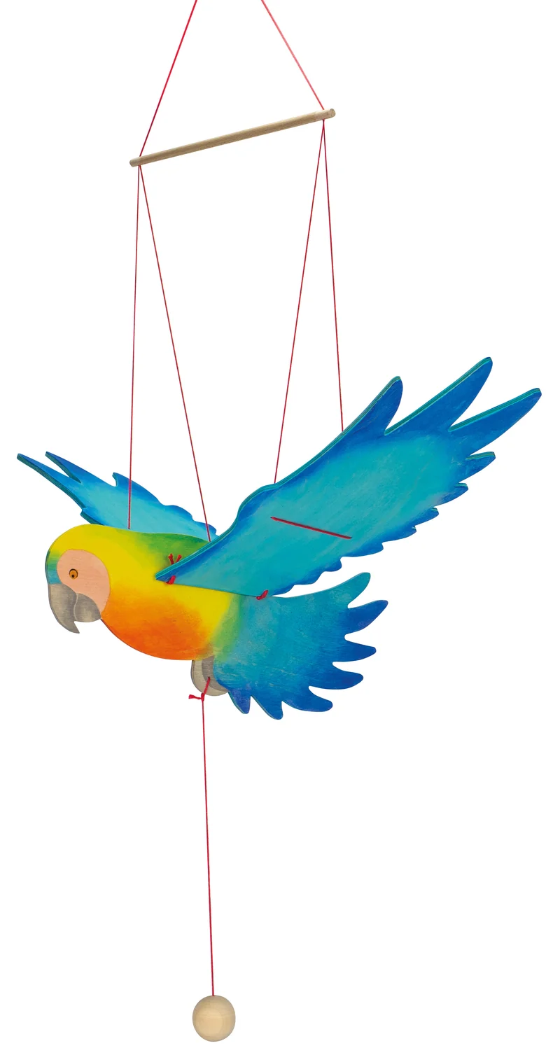 Ostheimer 5520098 Mobile Papagei Schwingvogel